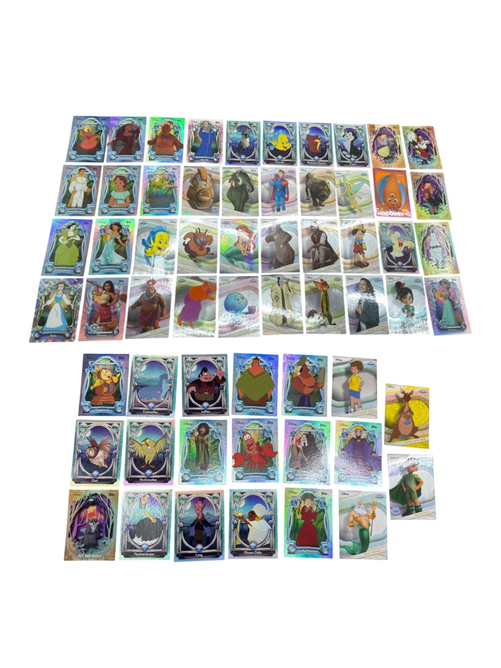 2025 Topps Disney Wonder Chrome 60 Card Lot Kirby Orange /25 Foils Raw